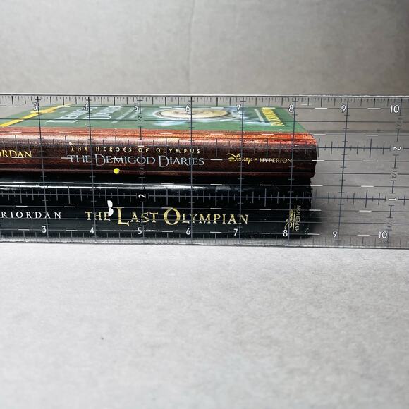 RICK RIORDAN Lot The Last Olympian And The Demigod Diaries Hardcover YA Fantasy - Picture 7 of 8